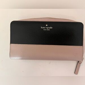 Kate Spade pink and black wallet!